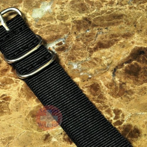 NATO Watch Strap Zulu 20mm Black