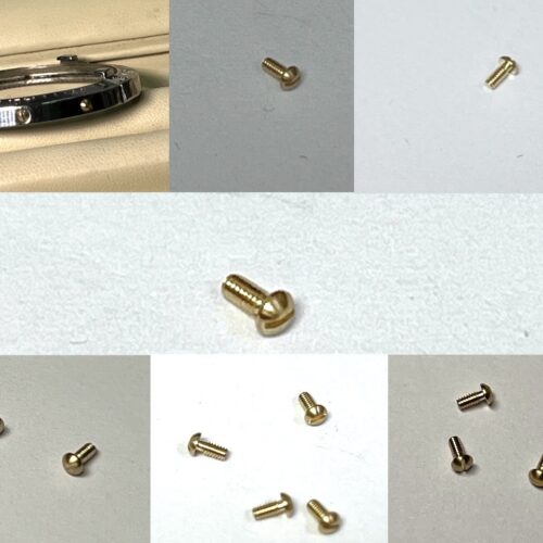 Rider Tab Gold Color Steel - 4 Pack - Four Screw Set - color Gold / Yellow