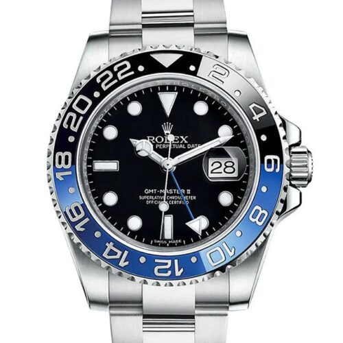 Rolex GMT Master 2 Black Blue 40mm Automatic BATMAN with Box Papers Warranty Card 116710BLNR