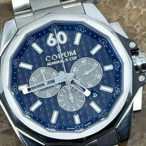 Corum Admiral's Cup AC-One Chronograph 45mm Automatic Stainless Steel and Titanium 01.0116 with Corum Travel Box