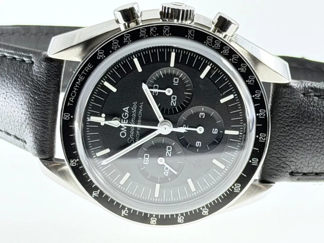 Omega Speedmaster MOONWATCH PROFESSIONAL 42mm Manual Leather 310.32.42.50.01.002 Sapphire Sandwich Box Papers Pictogram Cards