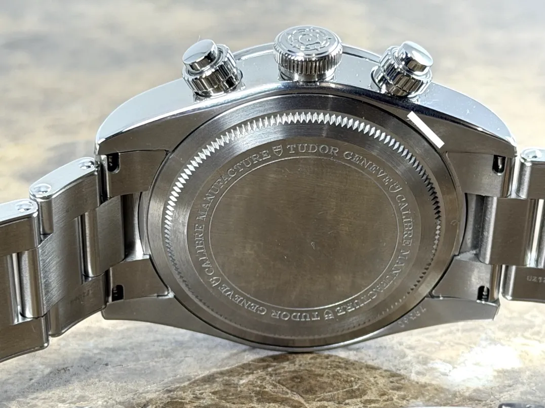 Tudor Black Bay Chrono Panda White Dial Black Subs with steel bracelet 41mm Automatic Chronograph Box Papers Card 79360N
